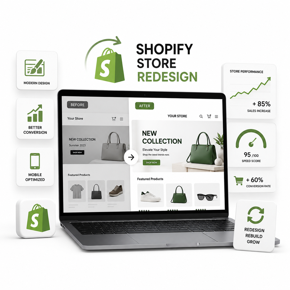 Shopify Store Redesign