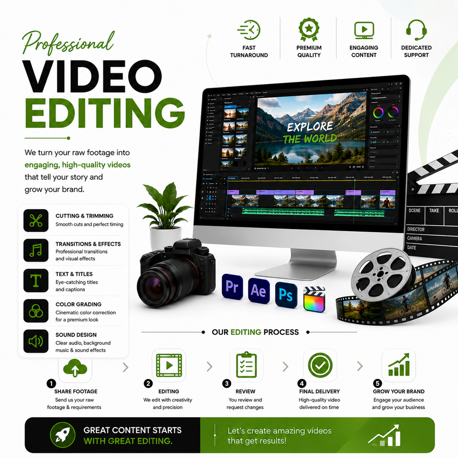 Professional Video Editing
